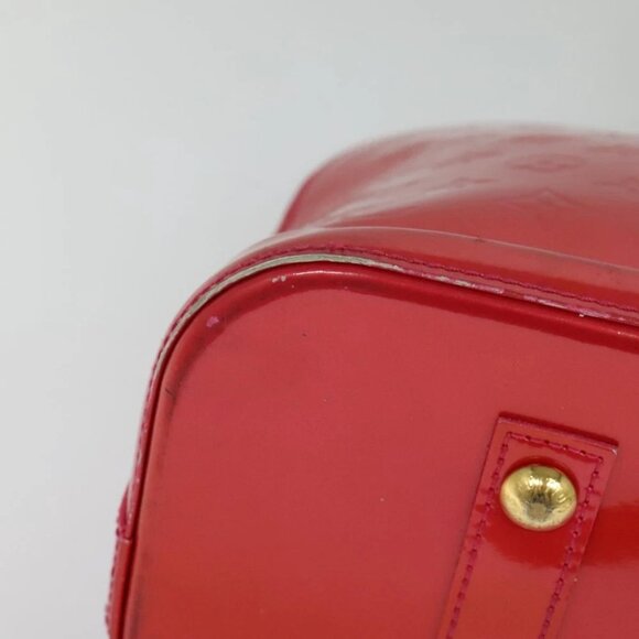 LOUIS VUITTON Monogram Vernis Alma GM Hand Bag Rose Pop - Picture 11 of 16